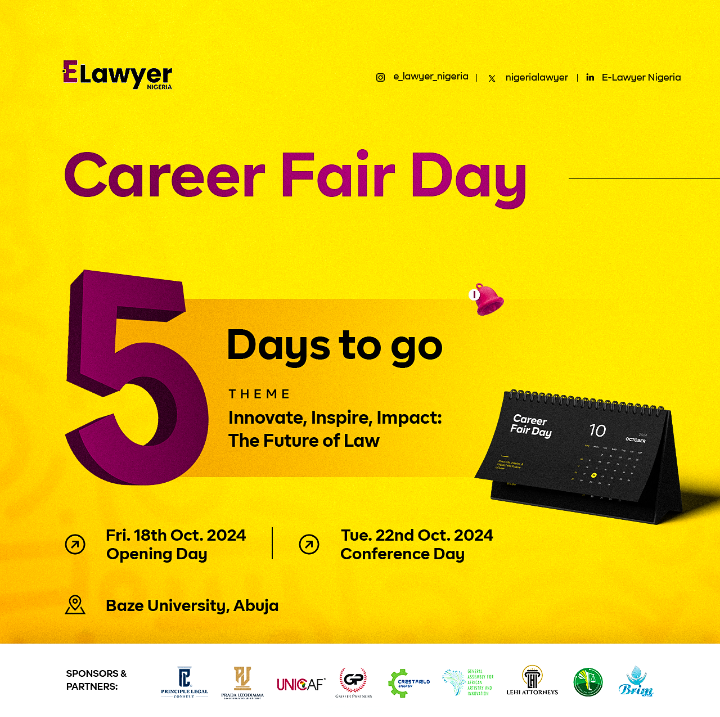 5 Days to the E-Lawyer Career Fair!