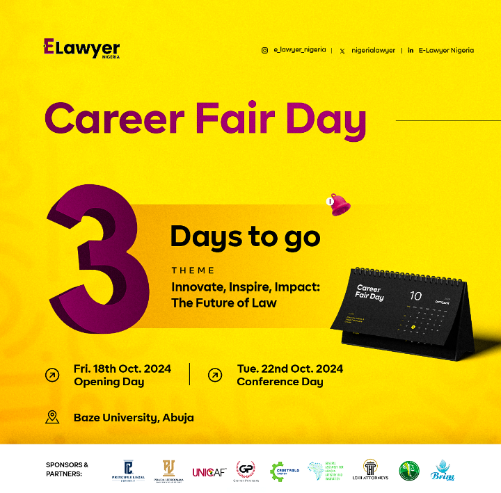 3 Days to the E-Lawyer Career Fair!