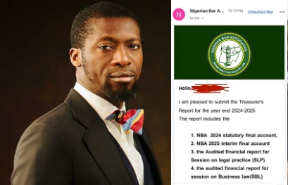 NBA Sends Treasurer’s Report 2hrs After Yemi Akangbe SAN Speaks Out at the Ongoing NBA-AGC